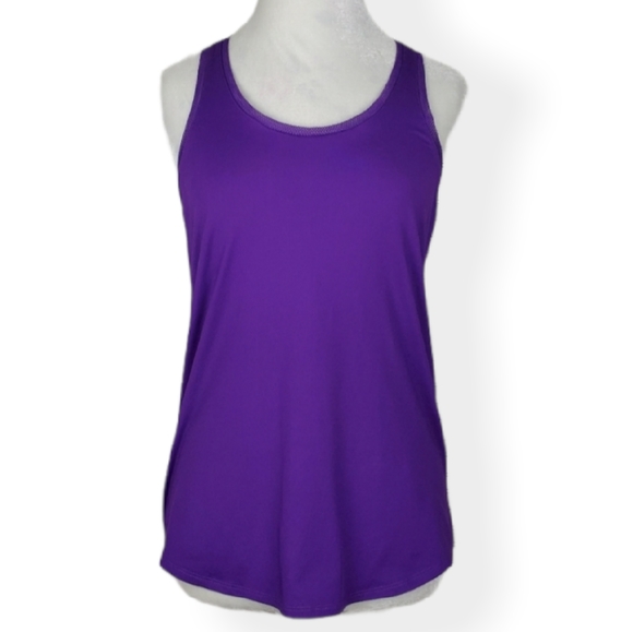 Fabletics "Mosa" Amethyst Layered Mesh Tank - Picture 3 of 13